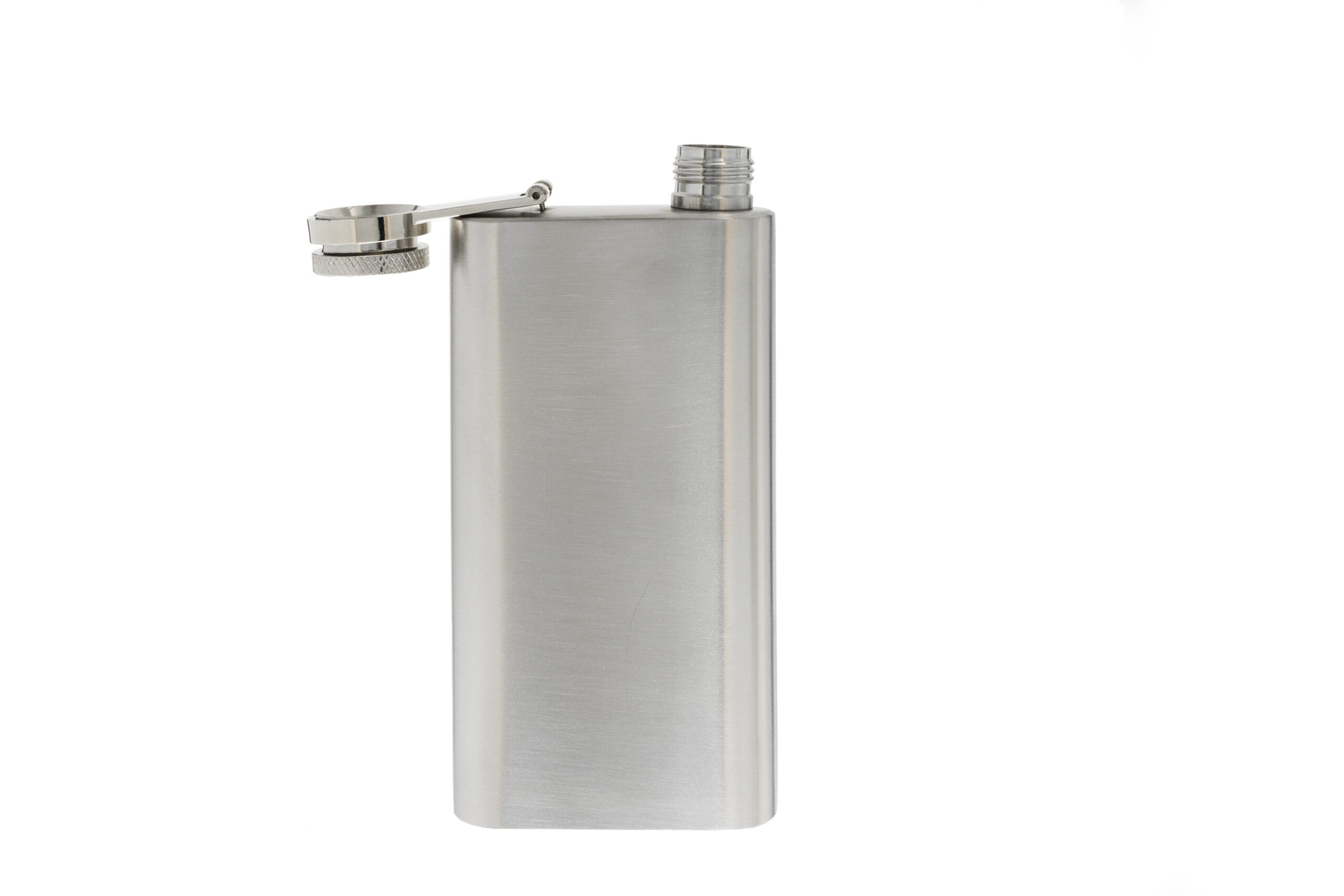 6 oz Silver Stainless Steel Pocket Flask