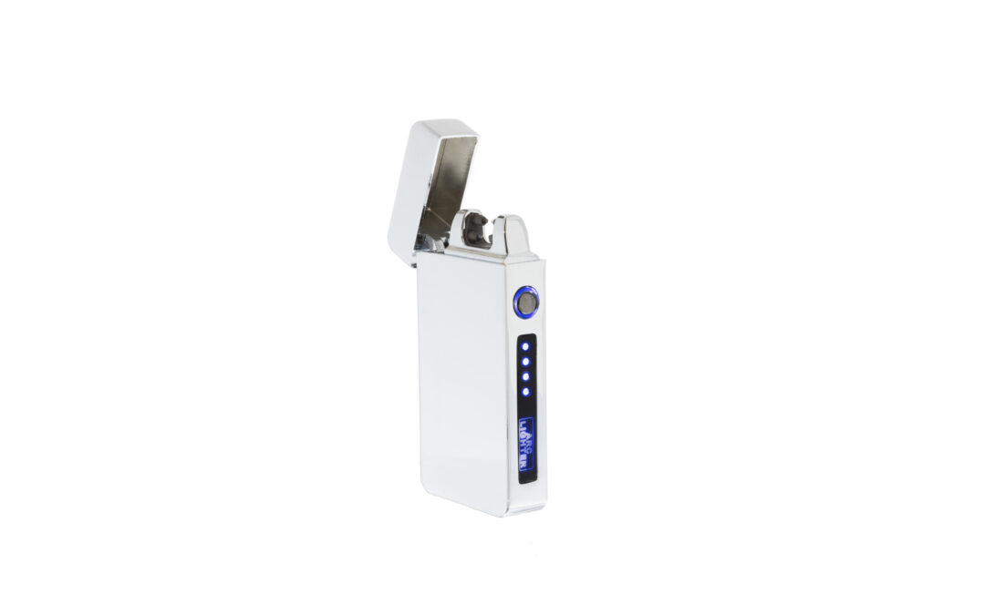 Flameless Flip Top Lighter Silver