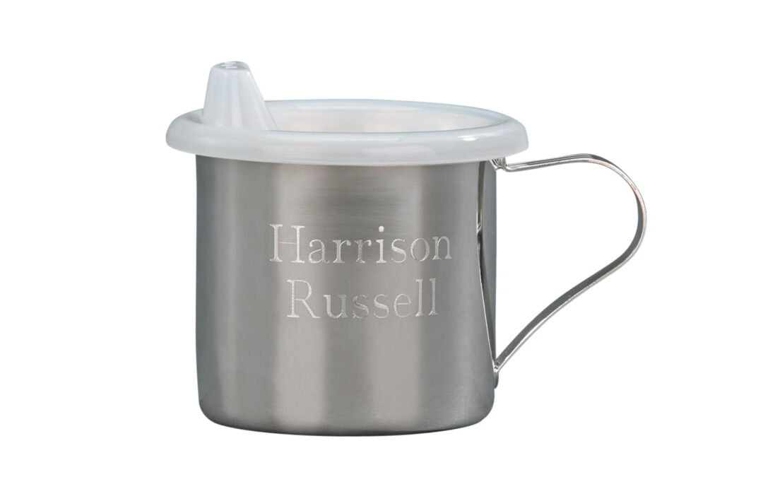 Silverplated Baby Cup with Sippy Lid