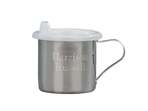 Silverplated Baby Cup with Sippy Lid